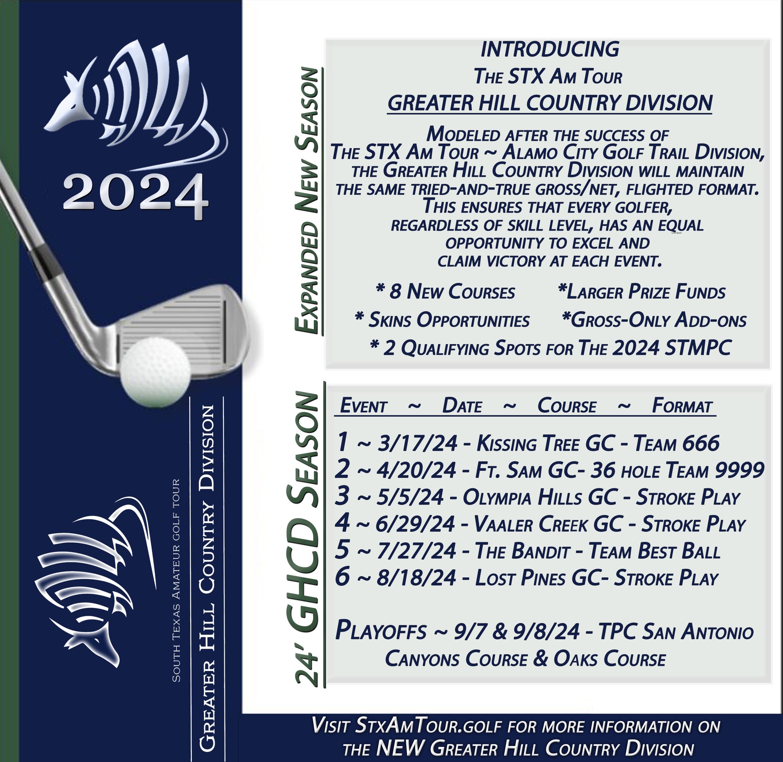 2024 STX AM TOUR - GHCD Division Schedule copy