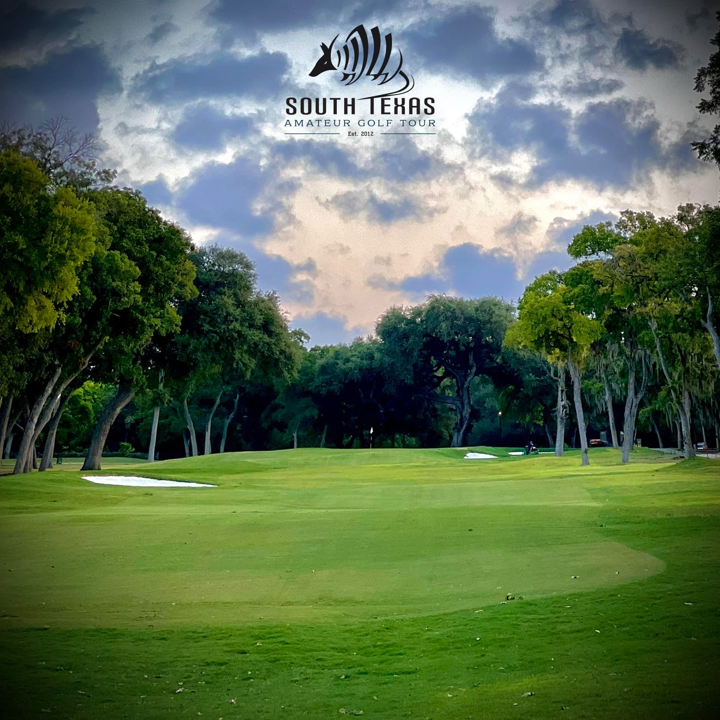 Brackenridge Park golf course in San Antonio at dusk, an STX Am Tour venue